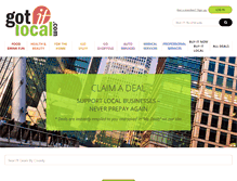 Tablet Screenshot of gotitlocal.com